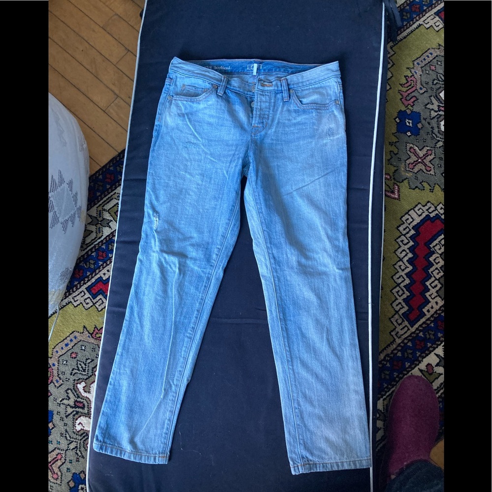 Loft Boyfriend Jeans.